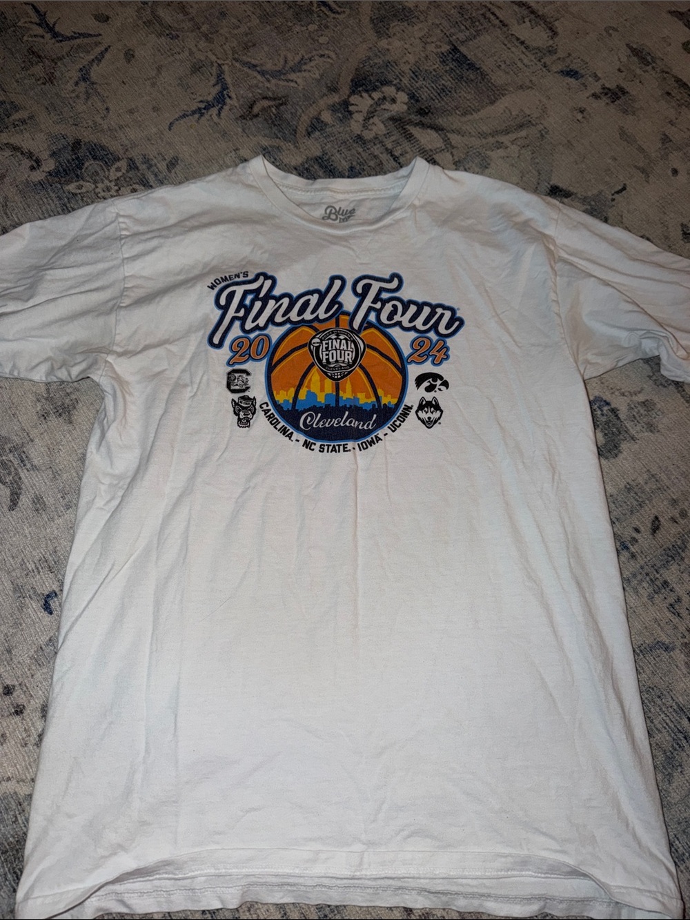 Blue 84 White Final Four Cleveland 2024 Graphic Tee